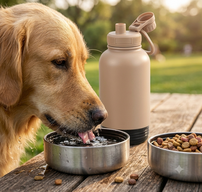 3-in-1 Honden Wandelfles — Bundel 2 stuks