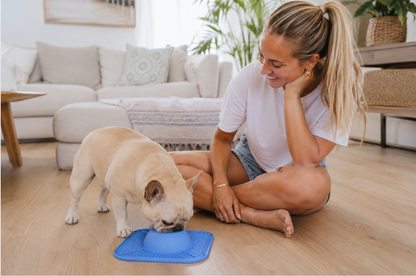 The LickMate 2-in-1 Slow Feeder & Lick Mat